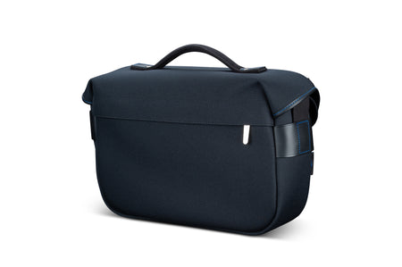 Billingham Hadley Pro Midnight Edition Camera Bag - Black FibreNyte / Black Leather / Blue Stitching inc SP15 Shoulder Pad-Camera Bags-Kudos Cameras
