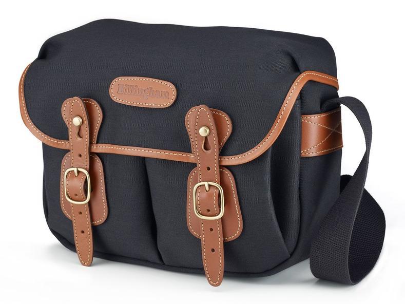 Billingham Hadley Small Camera Bag - Black Canvas / Tan Leather-Camera Bags-Billingham