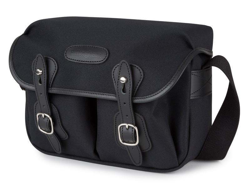 Billingham Hadley Small Camera Bag - Black FibreNyte / Black Leather-Camera Bags-Billingham