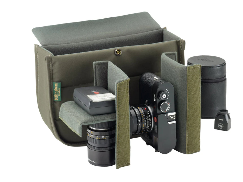 Billingham Hadley Small Camera Bag - Sage FibreNyte / Black Leather-Camera Bags-Kudos Cameras