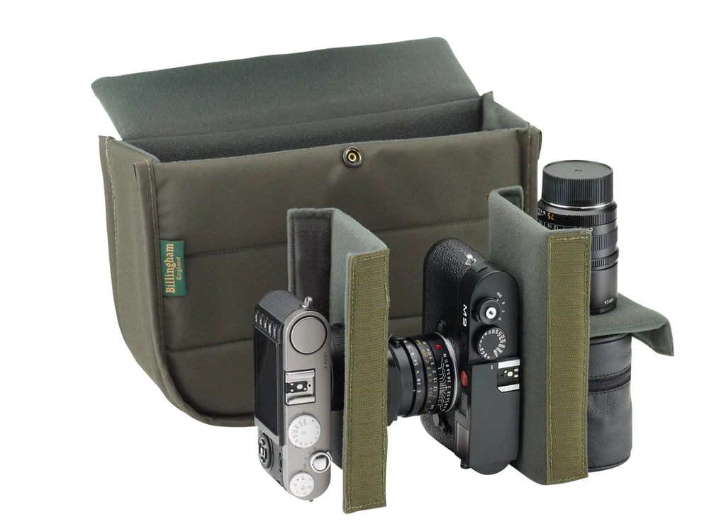 Billingham Hadley Small Camera Bag - Sage FibreNyte / Black Leather-Camera Bags-Kudos Cameras