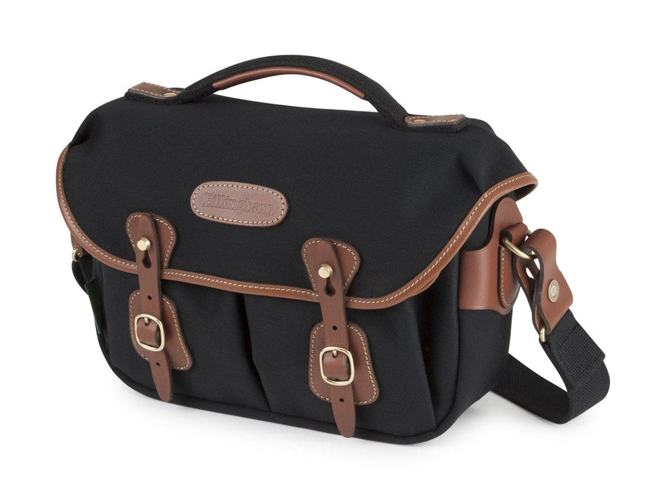 Billingham Hadley Small Pro Camera Bag - Black Canvas / Tan Leather-Camera Bags-Billingham