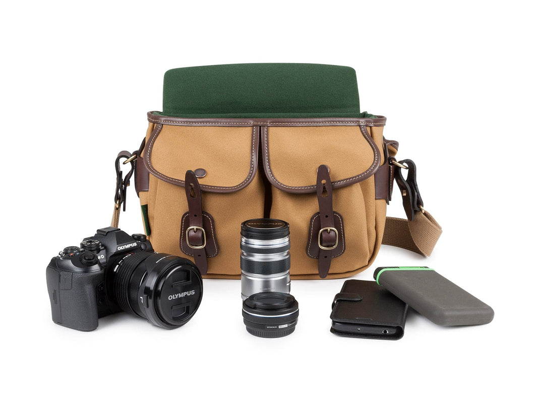 Billingham Hadley Small Pro Camera Bag - Khaki FibreNyte / Chocolate Leather-Camera Bags-Kudos Cameras
