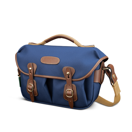 Billingham Hadley Small Pro Camera Bag - Navy FibreNyte / Chocolate Leather-Camera Bags-Billingham