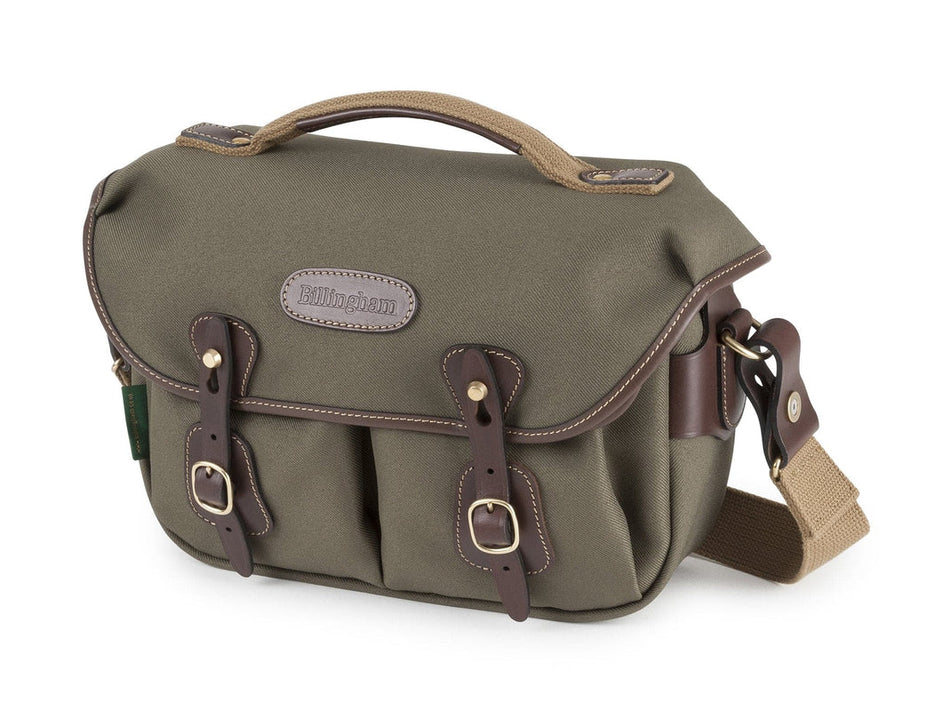 Billingham Hadley Small Pro Camera Bag - Sage FibreNyte / Chocolate Leather-Camera Bags-Billingham