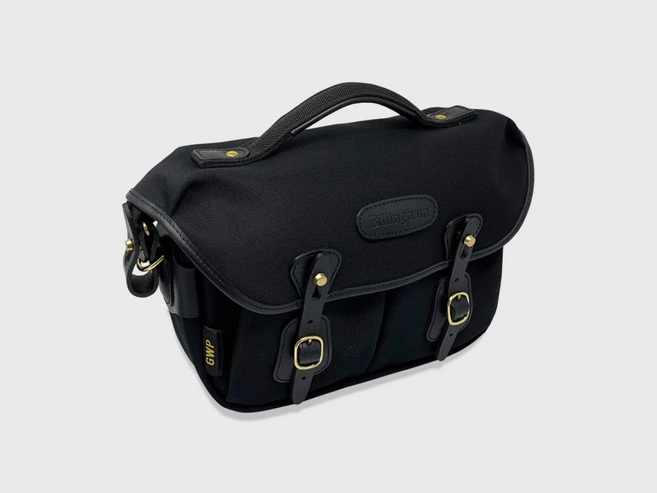 Billingham Hadley Small Pro Greg Williams X Edition Camera Bag - Black Canvas / Black Leather inc SP40 Shoulder Pad-Camera Bags-Kudos Cameras
