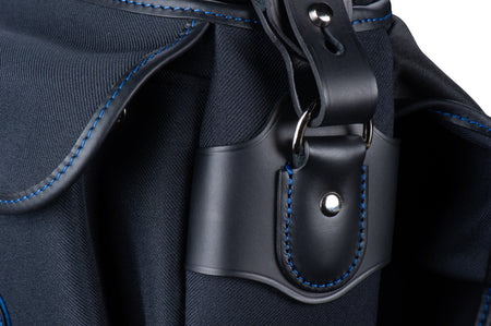 Billingham Hadley Small Pro Midnight Edition Camera Bag - Black FibreNyte / Black Leather / Blue Stitching inc SP15 Shoulder Pad-Camera Bags-Kudos Cameras