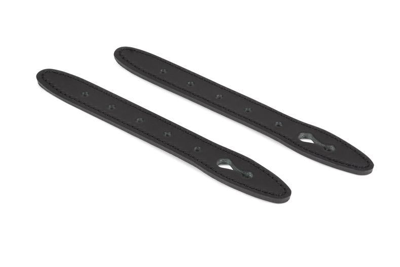 Billingham Hadley Standard Stitched (Pair) Front Straps - Black-Camera Bag Accessories-Billingham