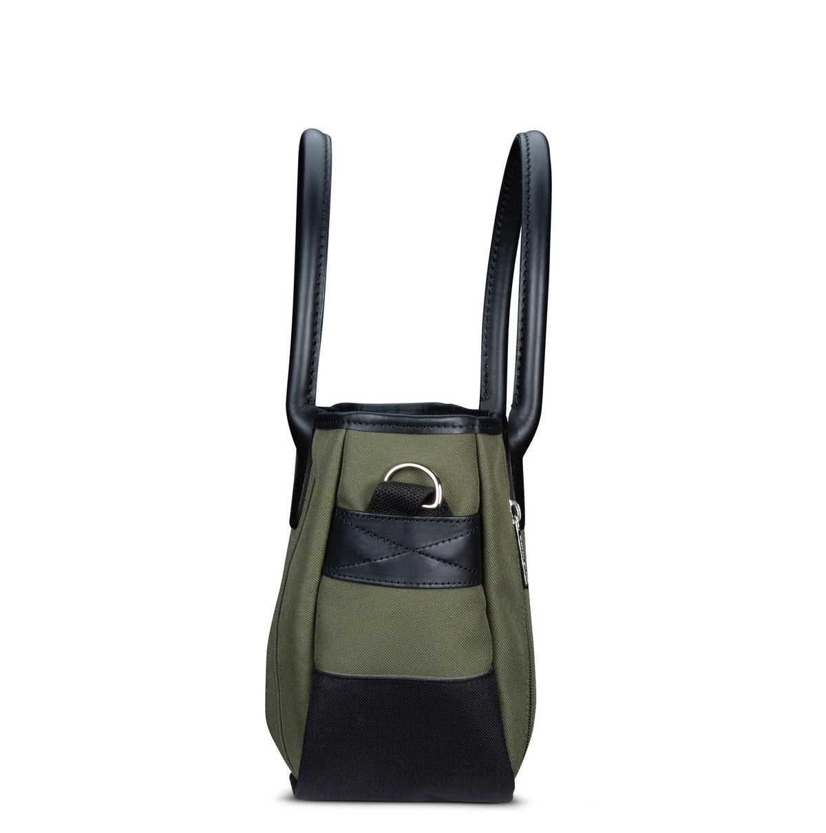 Billingham Key Grip Handbag - Sage FibreNyte / Black Leather-Totes Bags-Billingham