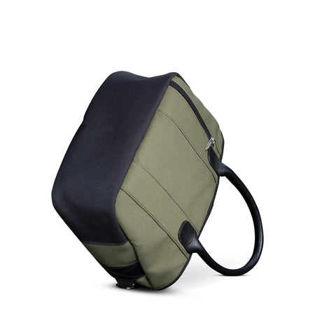 Billingham Key Grip Handbag - Sage FibreNyte / Black Leather-Totes Bags-Billingham