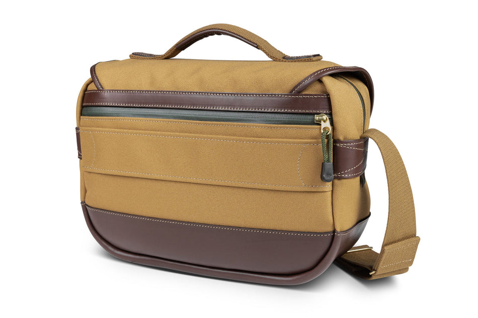 Billingham Mini Eventer Camera Bag - Khaki FibreNyte / Chocolate Leather-Camera Bags-Kudos Cameras
