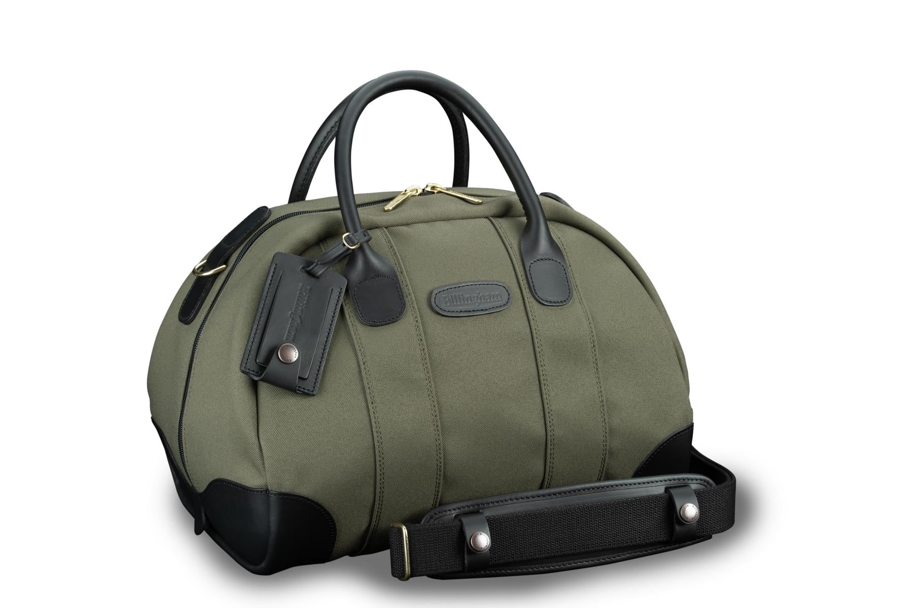 Billingham Overnight Duffle Bag - Sage FibreNyte / Black Leather-Travel Bags-Kudos Cameras