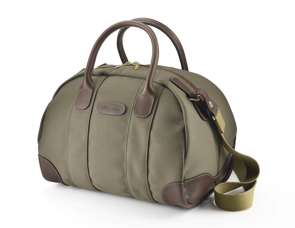 Billingham Overnight Duffle Bag - Sage FibreNyte / Chocolate Leather-Travel Bags-Kudos Cameras