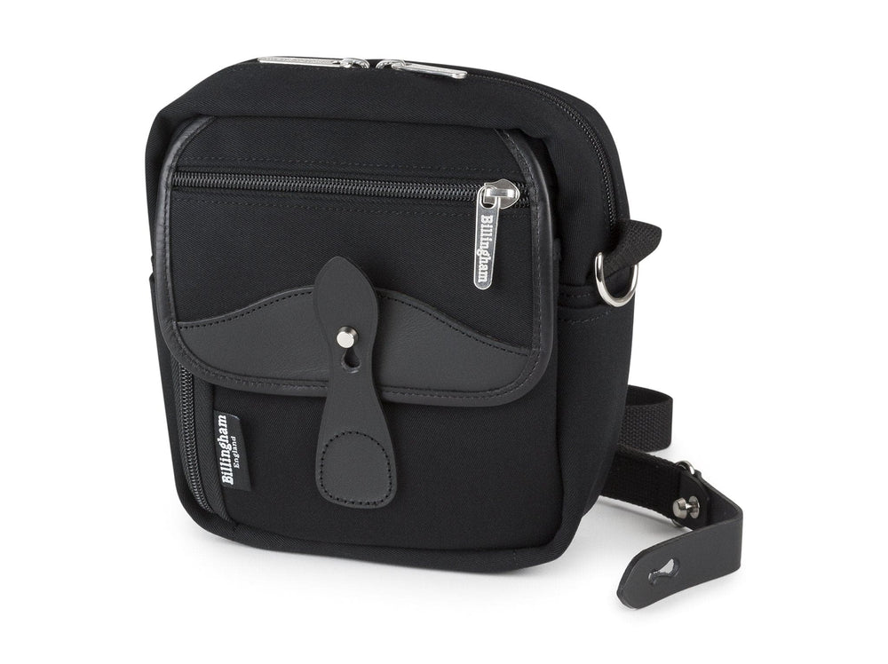 Billingham Pola Stowaway Camera Bag - Black Canvas / Black Leather-Camera Bags-Kudos Cameras