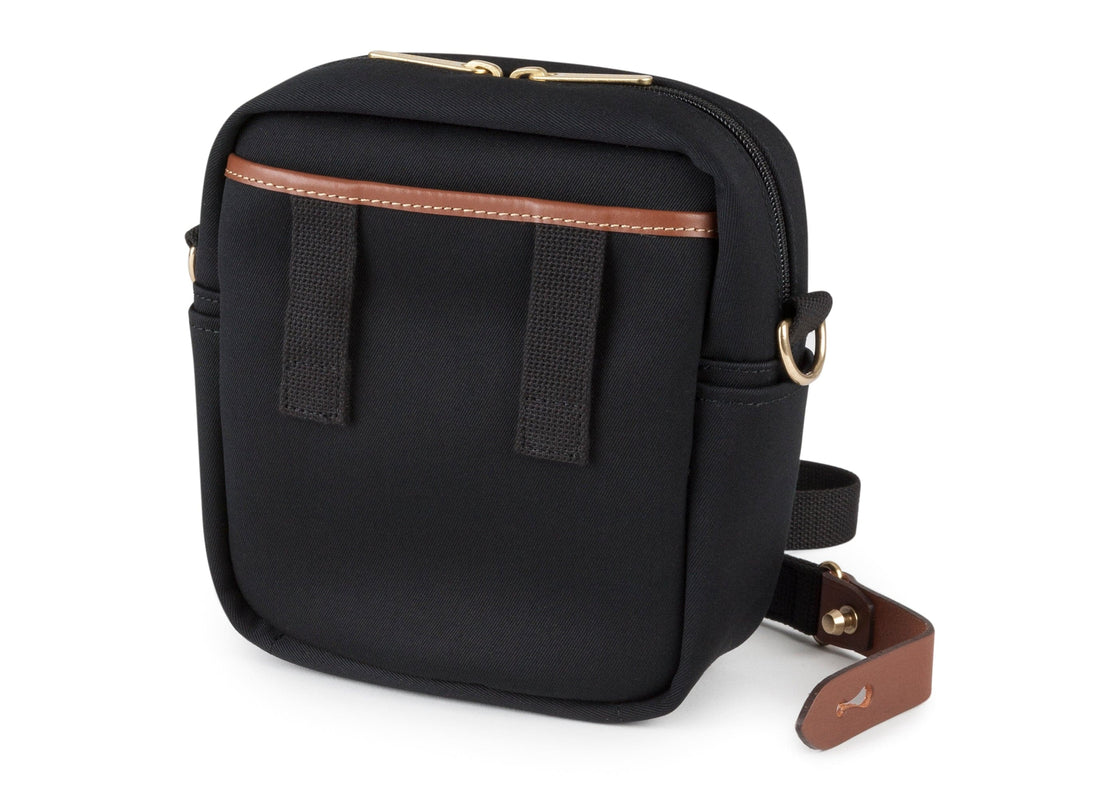 Billingham Pola Stowaway Camera Bag - Black Canvas / Tan Leather-Camera Bags-Billingham