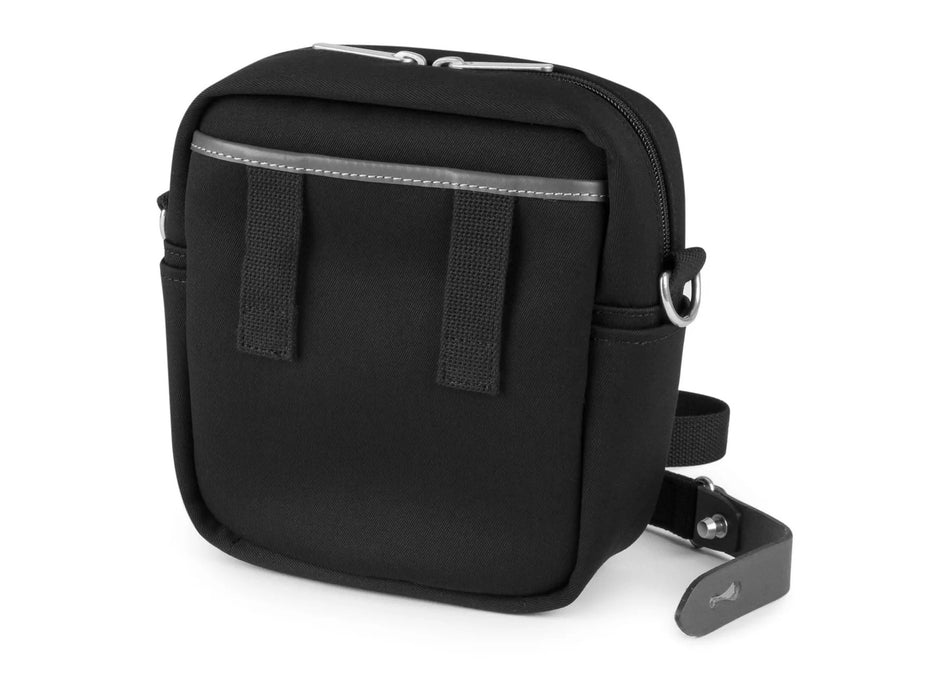 Billingham Pola Stowaway Camera Bag - Black FibreNyte / Red Leather-Camera Bags-Kudos Cameras