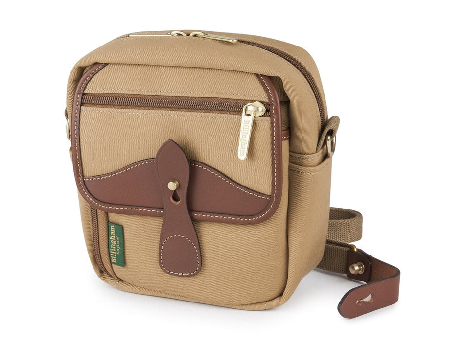 Billingham Pola Stowaway Camera Bag - Khaki Canvas / Tan Leather-Camera Bags-Kudos Cameras