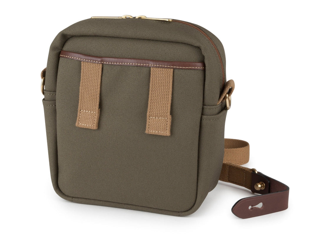 Billingham Pola Stowaway Camera Bag - Sage FibreNyte / Chocolate Leather-Camera Bags-Billingham