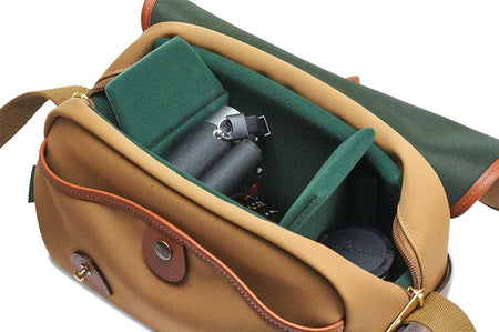 Billingham S3 Camera Bag - Black FibreNyte / Black Leather-Camera Bags-Kudos Cameras