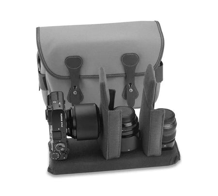 Billingham S3 Camera Bag - Black FibreNyte / Black Leather-Camera Bags-Kudos Cameras