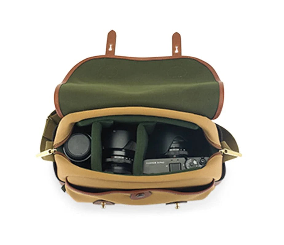 Billingham S3 Camera Bag - Khaki Canvas / Tan Leather-Camera Bags-Billingham