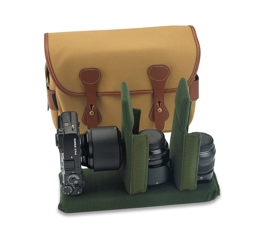 Billingham S3 Camera Bag - Khaki Canvas / Tan Leather-Camera Bags-Billingham