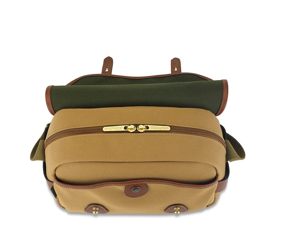 Billingham S3 Camera Bag - Khaki Canvas / Tan Leather-Camera Bags-Billingham