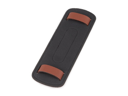 Billingham SP15 Shoulder Pad - Chocolate Leather with Antique Studs-Camera Bag Accessories-Kudos Cameras