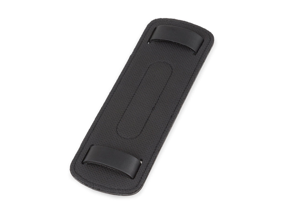 Billingham SP20 Shoulder Pad - Black Leather with Nickel Coated Studs-Camera Bag Accessories-Kudos Cameras