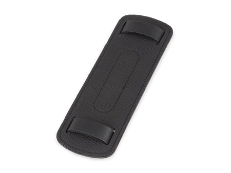 Billingham SP20 Shoulder Pad - Black Leather with Nickel Coated Studs-Camera Bag Accessories-Billingham