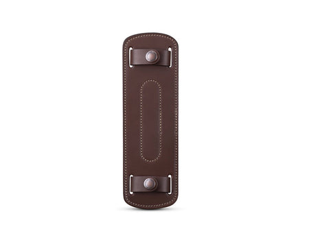 Billingham SP20 Shoulder Pad - Chocolate Leather with Antique Studs-Camera Bag Accessories-Kudos Cameras