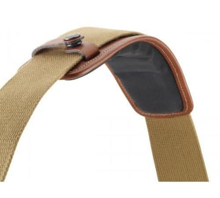 Billingham SP40 Shoulder Pad - Chocolate Leather with Antique Studs-Camera Bag Accessories-Kudos Cameras