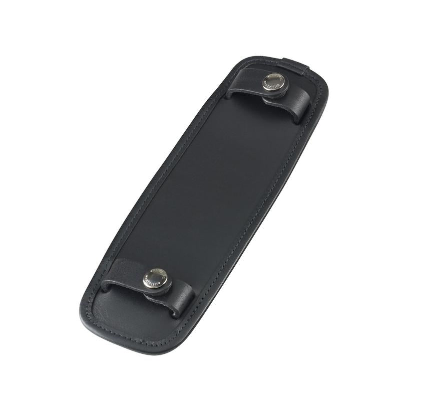 Billingham SP50 Shoulder Pad - Black Leather with Nickel Coated Studs-Camera Bag Accessories-Kudos Cameras