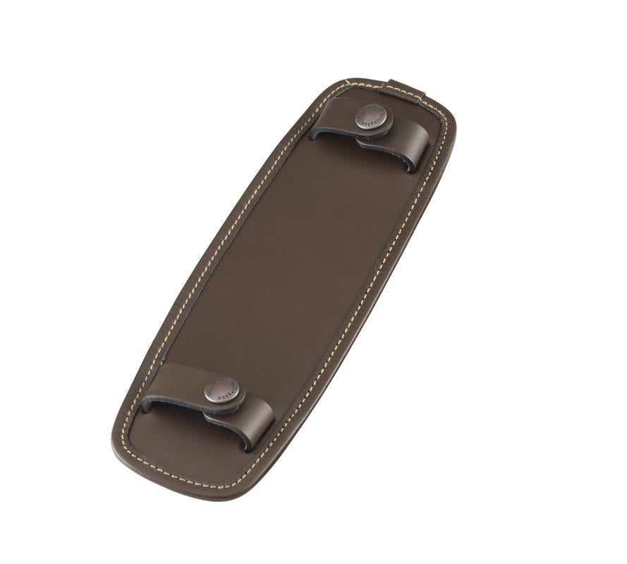 Billingham SP50 Shoulder Pad - Chocolate Leather with Antique Studs-Camera Bag Accessories-Kudos Cameras