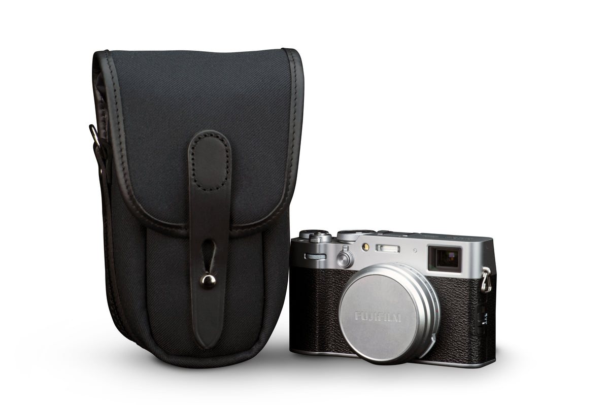 Billingham Ten-16 Camera Bag - Black FibreNyte / Black Leather-Camera Bags-Billingham