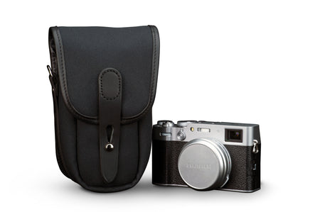 Billingham Ten-16 Camera Bag - Black FibreNyte / Black Leather-Camera Bags-Billingham