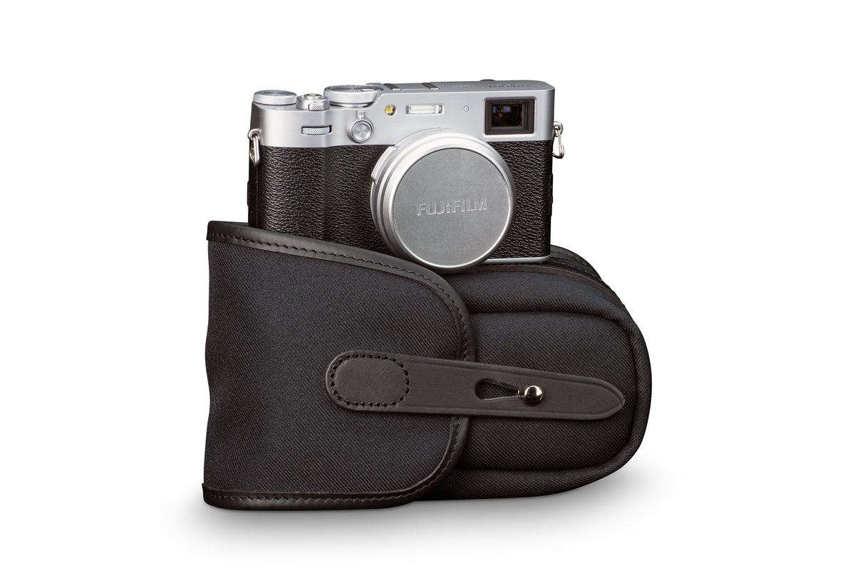 Billingham Ten-16 Camera Bag - Black FibreNyte / Black Leather-Camera Bags-Billingham