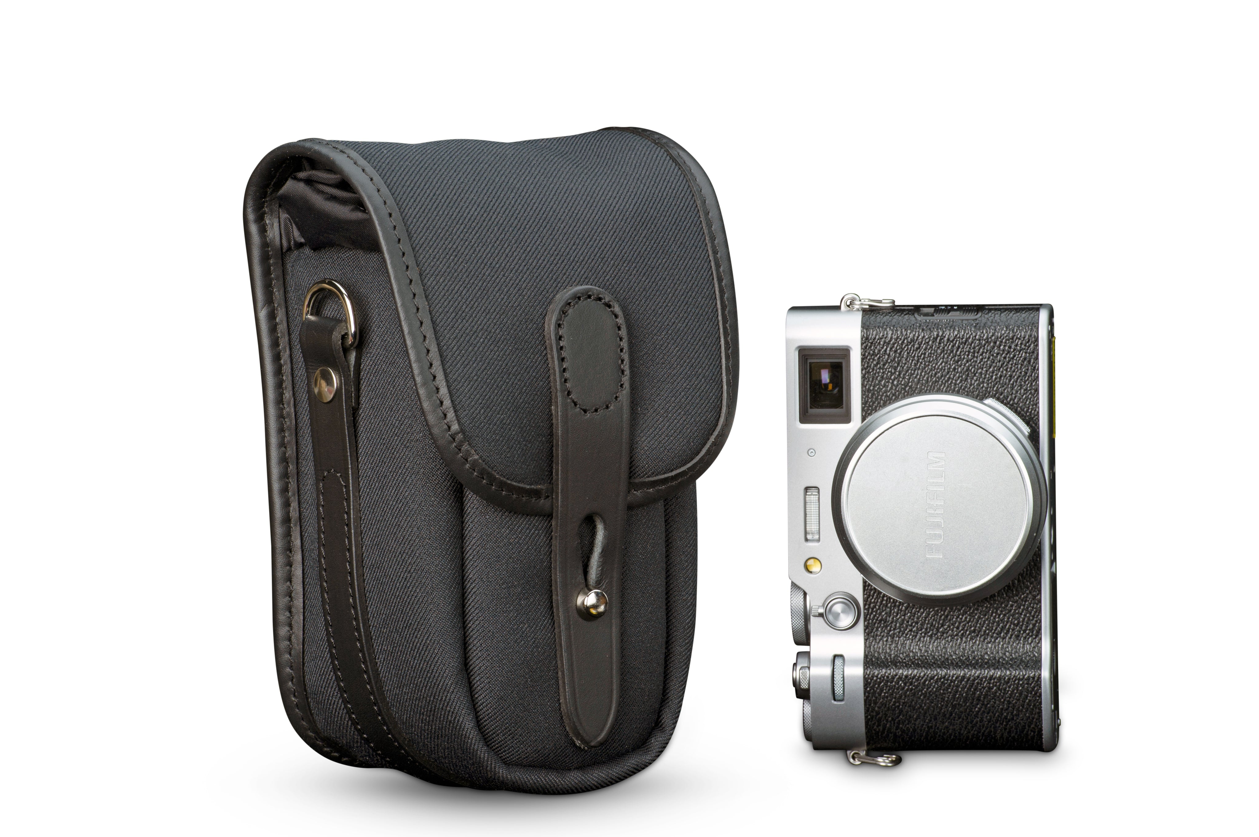 Billingham Ten-16 Camera Bag - Black FibreNyte / Black Leather-Camera Bags-Billingham