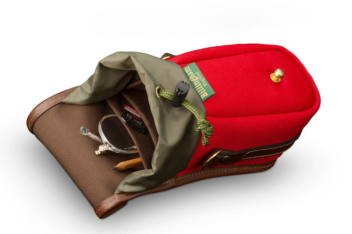 Billingham Ten-16 Camera Bag - Burgundy Canvas / Chocolate Leather-Camera Bags-Kudos Cameras