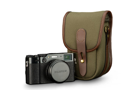 Billingham Ten-16 Camera Bag - Sage FibreNyte / Chocolate Leather-Camera Bags-Kudos Cameras