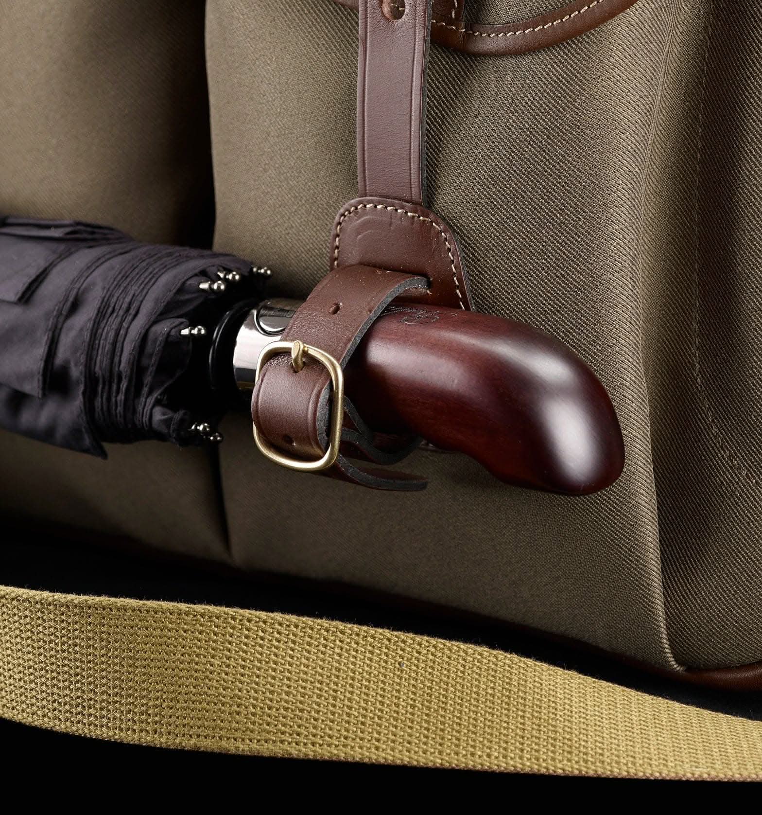 Billingham Thomas Briefcase & Laptop Bag - Black FibreNyte / Black Leather-Travel Bags-Kudos Cameras