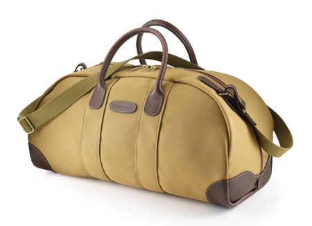 Billingham Weekender Duffle Bag - Khaki FibreNyte / Chocolate Leather-Travel Bags-Kudos Cameras