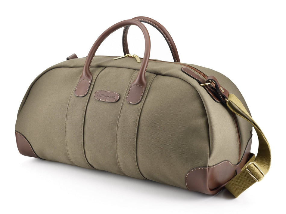 Billingham Weekender Duffle Bag - Sage FibreNyte / Chocolate Leather-Travel Bags-Billingham