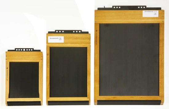 CHAMONIX FH1012 Film Holder 10x12 (Wooden) with Carbon Fibre Dark Slide - Sheet Film-Film Holders-Kudos Cameras