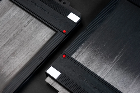CHAMONIX FH045P Film Holder 4x5 (Plastic) with Carbon Fibre Dark Slide - Sheet Film-Film Holders-Kudos Cameras