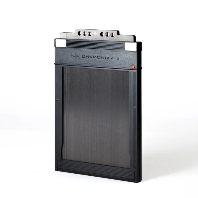 CHAMONIX FH045P Film Holder 4x5 (Plastic) with Carbon Fibre Dark Slide - Sheet Film-Film Holders-CHAMONIX