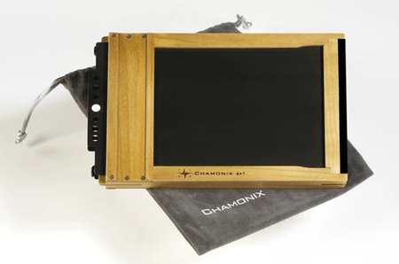 CHAMONIX FH1220 Film Holder 12x20 (Wooden) with Carbon Fibre Dark Slide - Sheet Film-Film Holders-Kudos Cameras