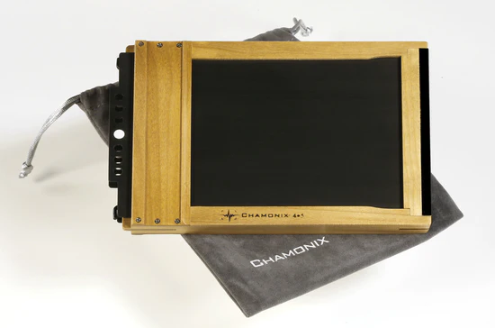 CHAMONIX FH1220 Film Holder 12x20 (Wooden) with Carbon Fibre Dark Slide - Sheet Film-Film Holders-Kudos Cameras