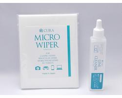 CURA AST-015 Lens Cleaner (15ml) + Wiper (30 sheet) Set-Lens Cleaning Kit-CURA