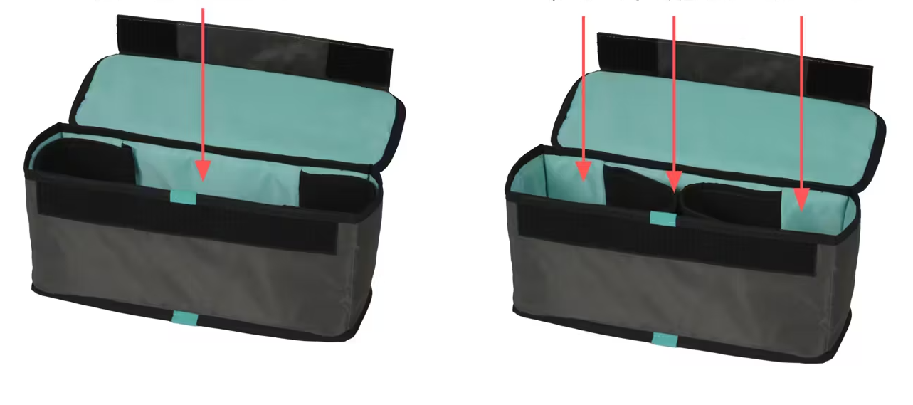 CURA CBOX-100 CURA BOX - insert for Cura Half Camera Bag-Camera Bag Inserts-Kudos Cameras